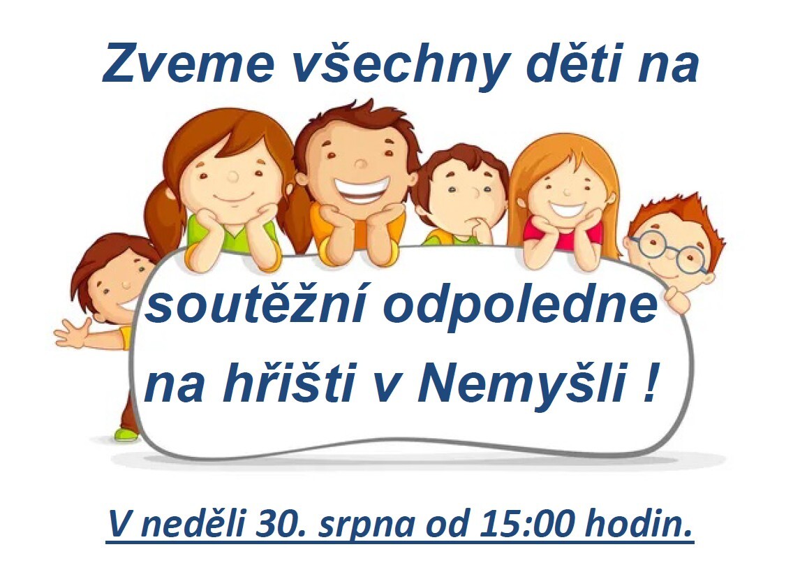 Dětské soutěžní odpoledne - loučení s prázdninami