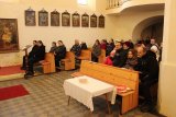 Zpívání koled v hoštickém kostele